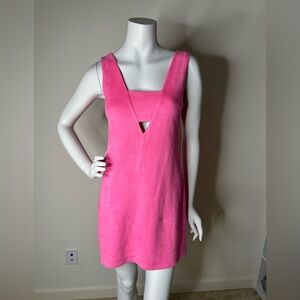 SOPRANO PINK SIDE CUT OUT MINI DRESS SZ XS